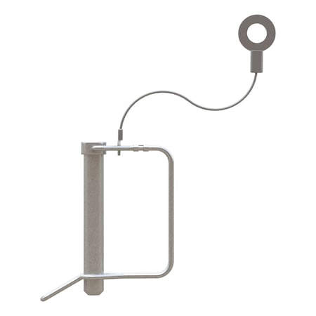 Curt Replacement ActiveLink Shank Pin & Clip with Lanyard 19248